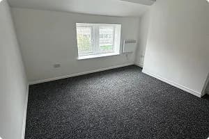 Freshly refurbished room with new carpet